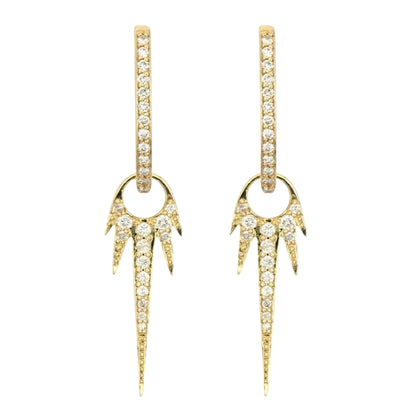 Long Love Starburst Earring Charms