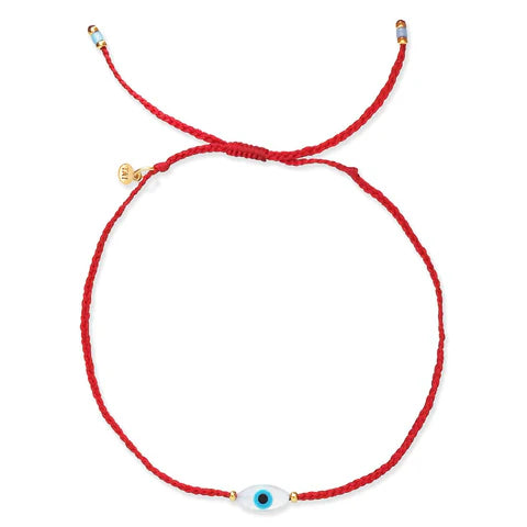 Single Strand Evil Eye Bracelet