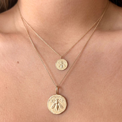 Bee Pendant Necklace