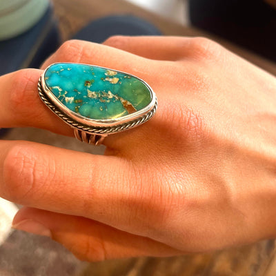 Freeform Turquoise Ring
