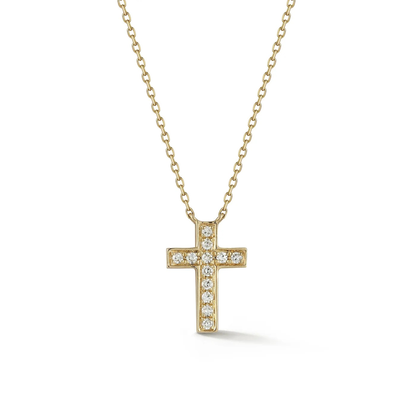 DRD Diamond Cross Necklace