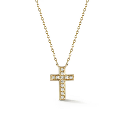 DRD Diamond Cross Necklace