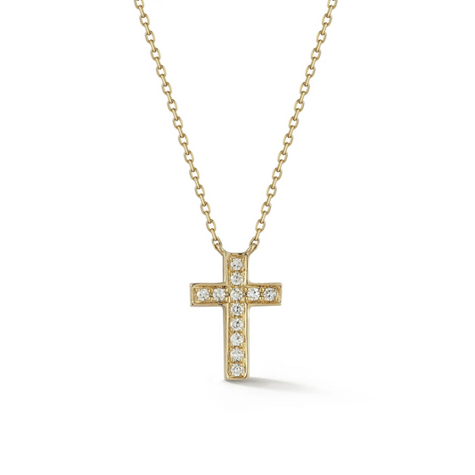 DRD Diamond Cross Necklace