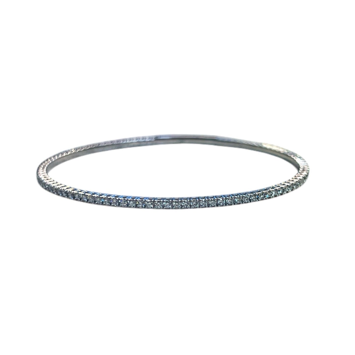 White Gold Diamond Flex Bracelet