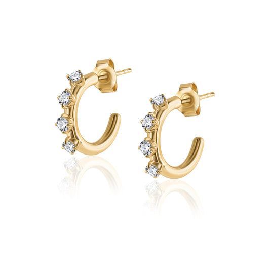 Topaz Tube Hoops