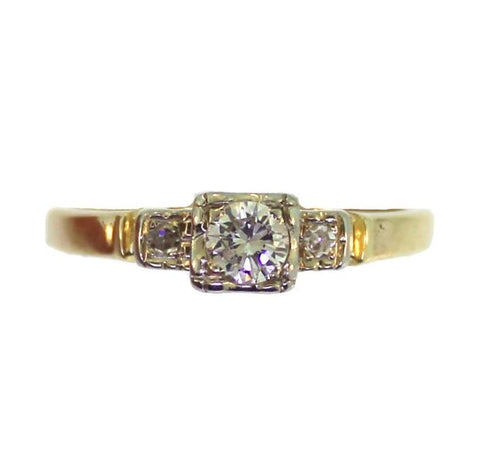 Art Deco 0.23ctw Diamond Ring