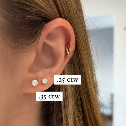.71 ctw Diamond Stud Earrings