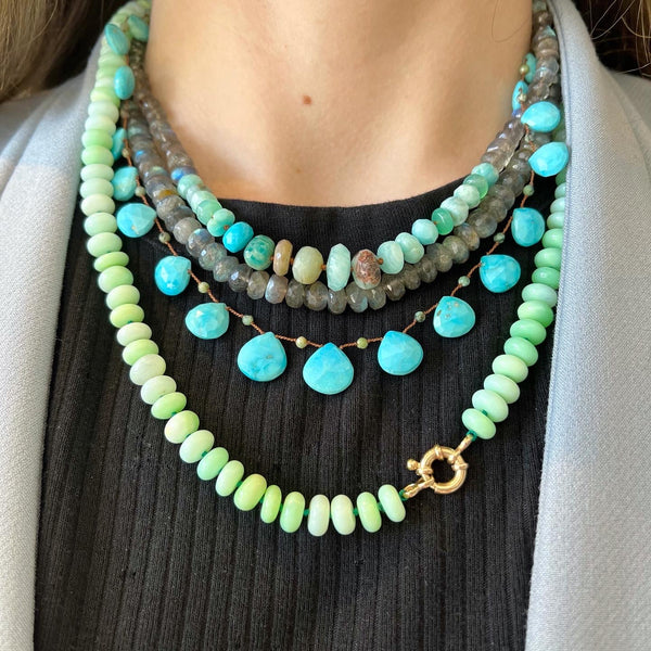 Turquoise Knotted Necklace