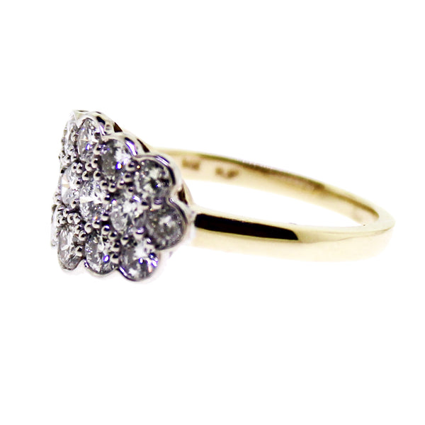Diamond Cluster Top Ring