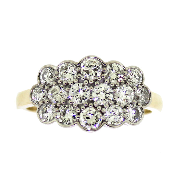 Diamond Cluster Top Ring