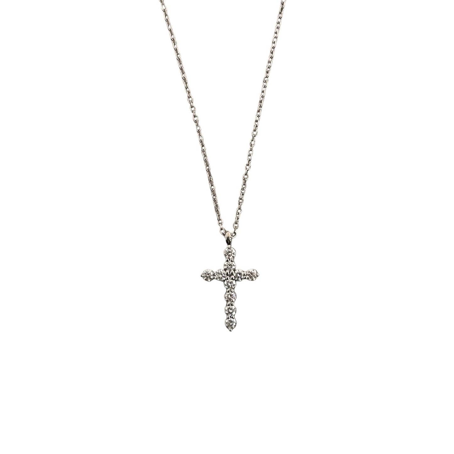 .33 ctw Diamond Cross Necklace
