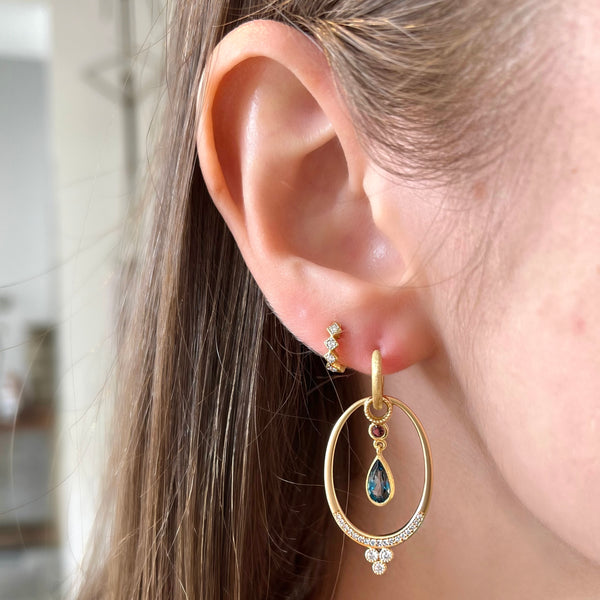 Plain Delicate Huggie Earrings