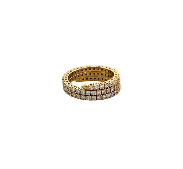 Flexible Diamond Wrap Ring