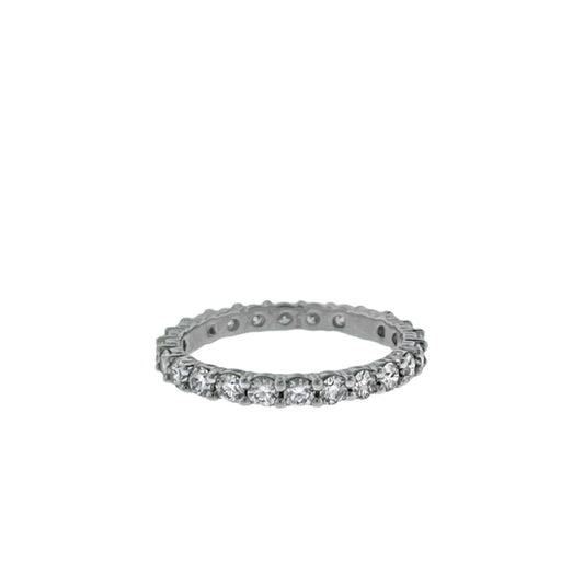 1.07 ctw Diamond Platinum Eternity Band