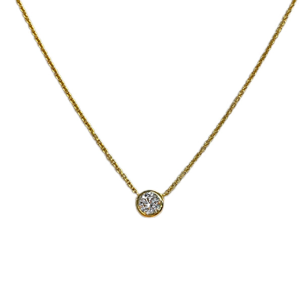 Diamond Solitaire Necklace
