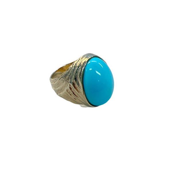 Turquoise & Gold Ring