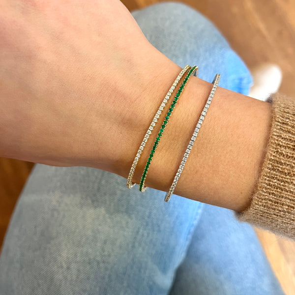 Flexible Diamond Tennis Bracelet