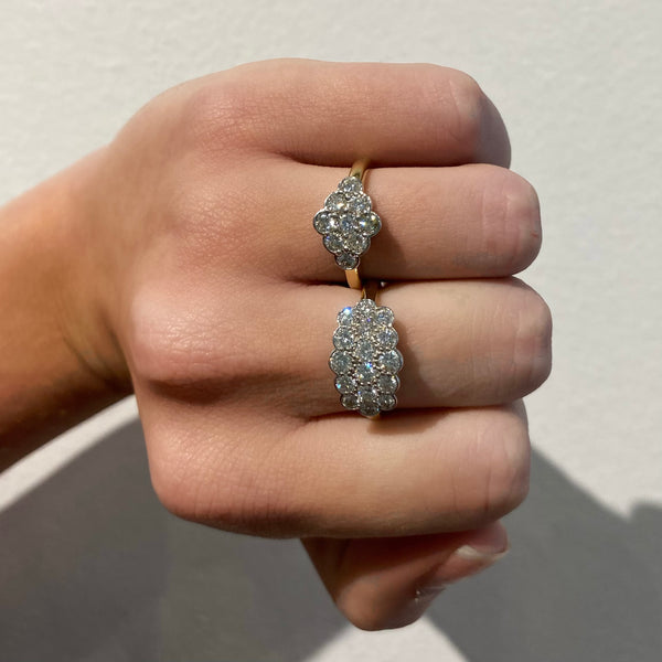 Diamond Cluster Top Ring