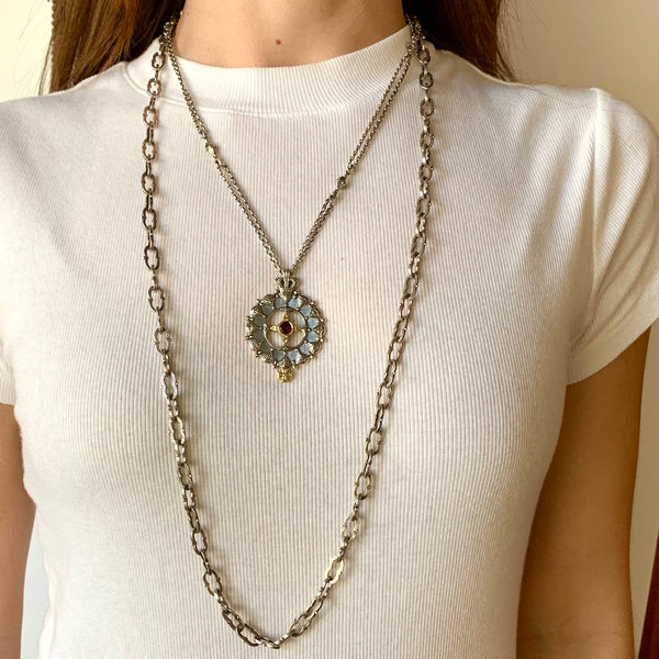Silver Link Necklace