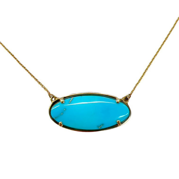Turquoise and Gold Necklace