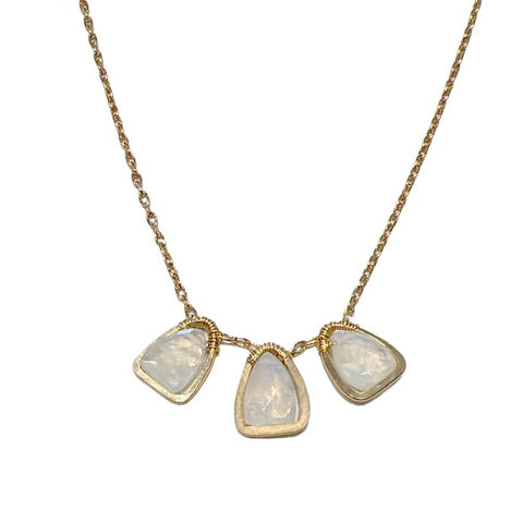 Rainbow Moonstone Necklace
