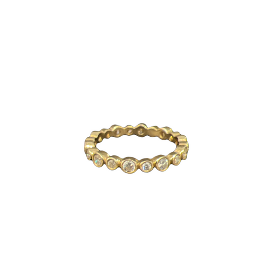 Round Milgrain Bezel Eternity Ring