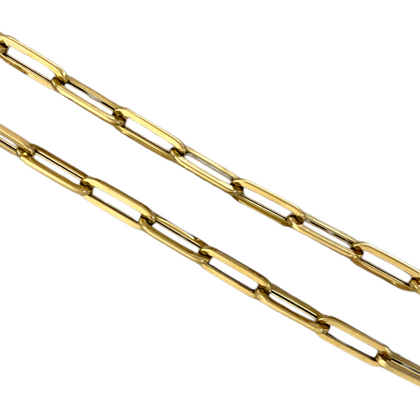 16" Thick Paperclip Chain Necklace