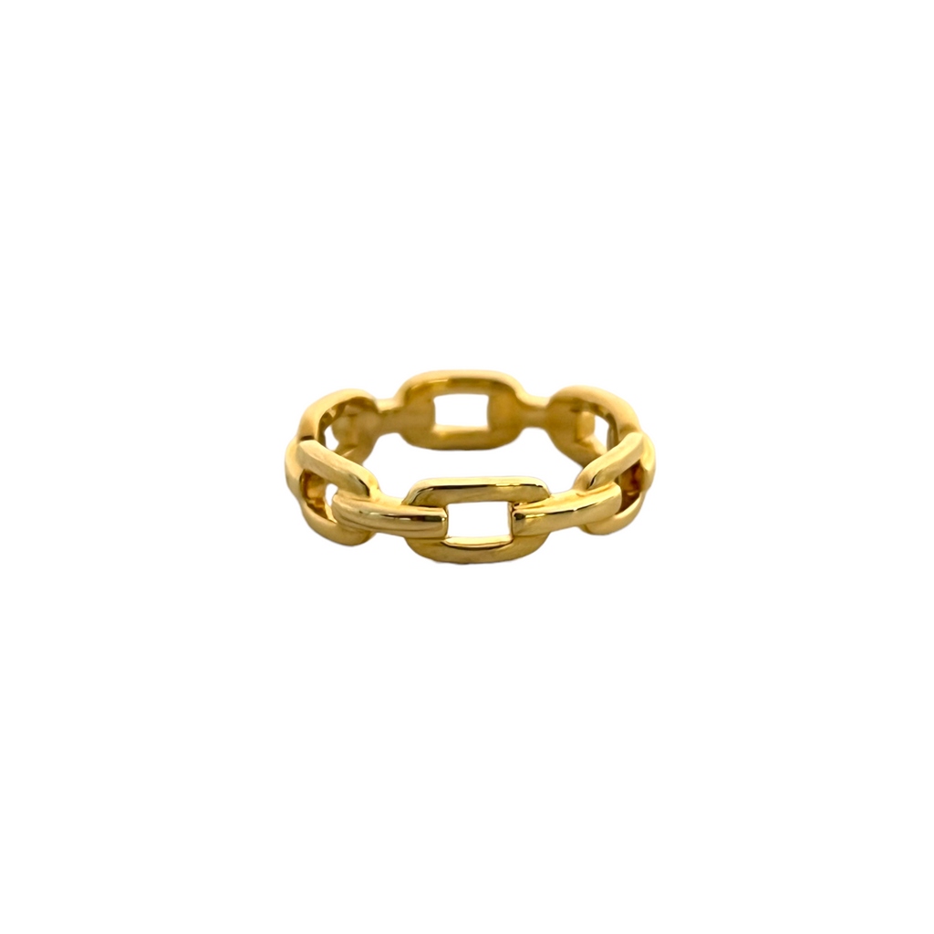 Gold Link Ring