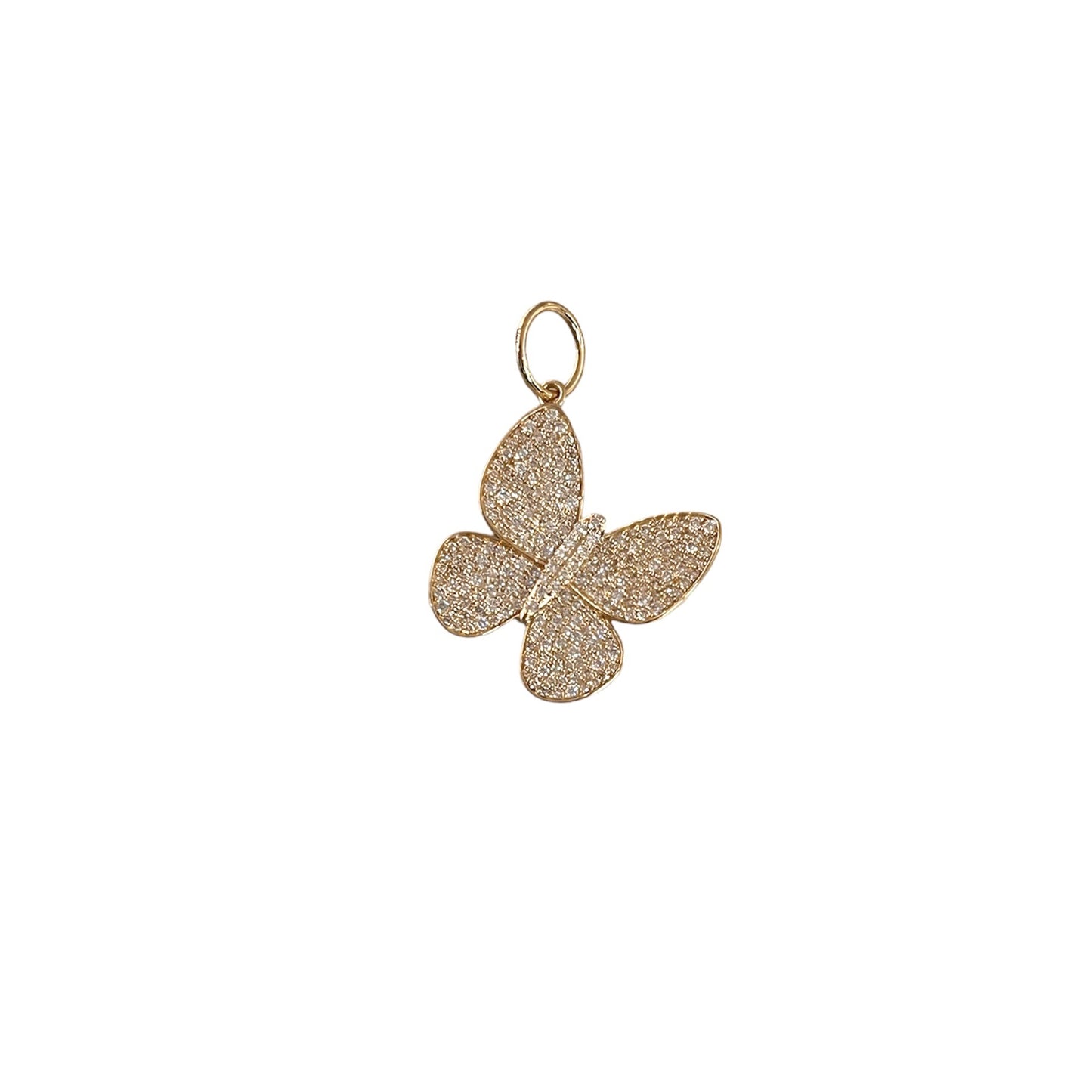 0.86 ctw Diamond Butterfly Pendant