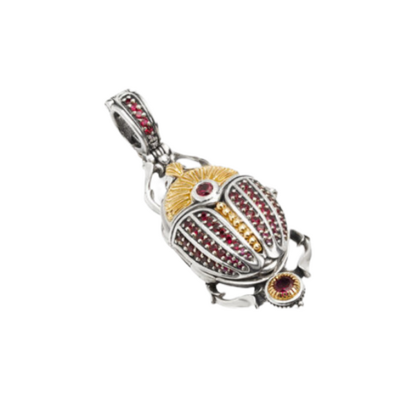 Regal Beetle Pendant