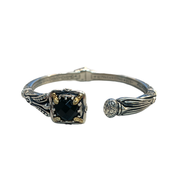 Nightfall Black Onyx Hinge Bracelet
