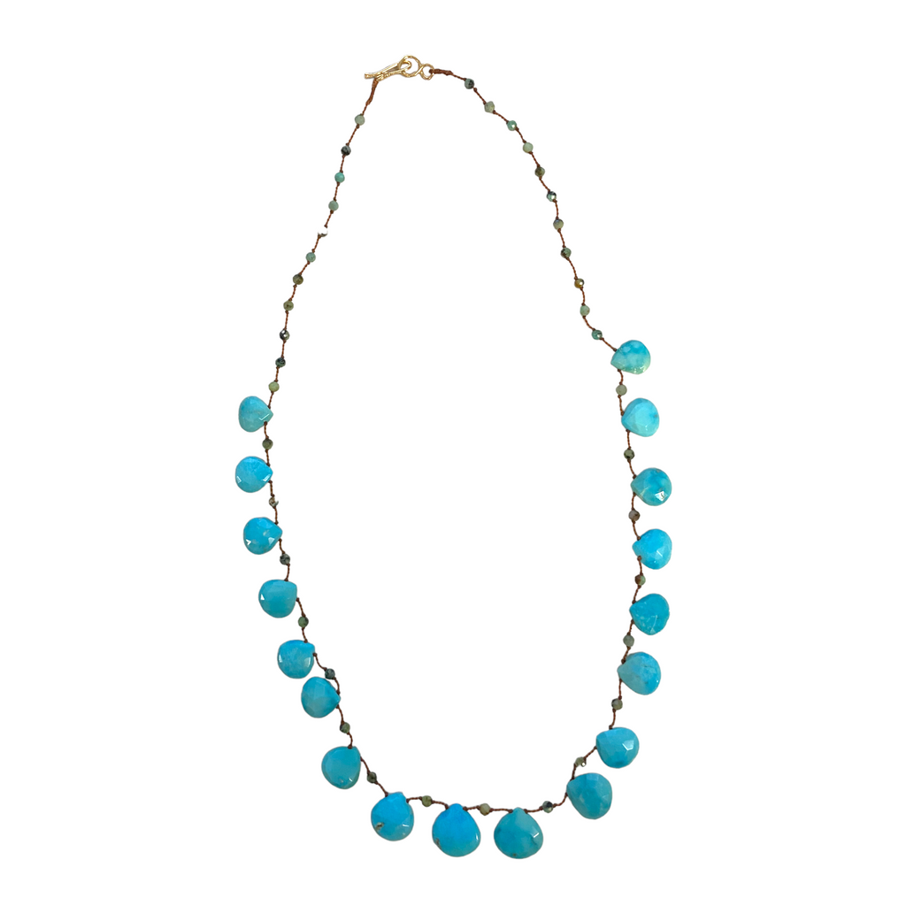 Turquoise Knotted Necklace