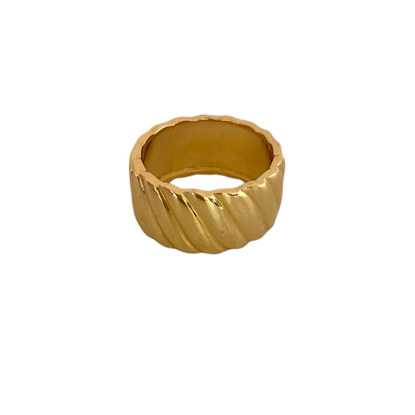 Gold Textured Band