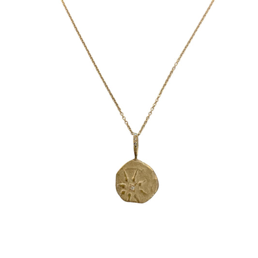 Gold Anchor Artifact Necklace