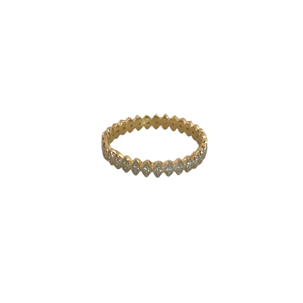 Marquise Illusion with Round Diamonds Ring