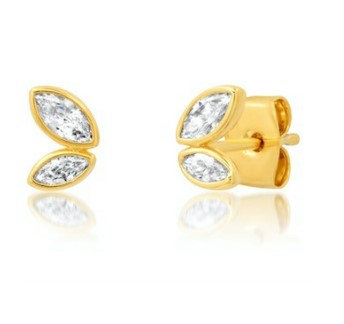 Marquise CZ Stud Earrings