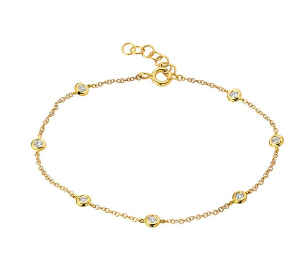 Diamond By the Yard Bracelet