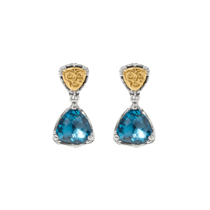 Prism Leaf Dangle Earrings