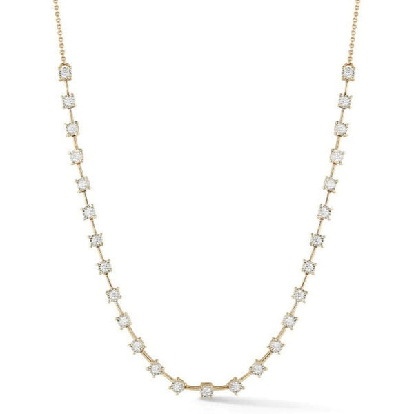 Diamond Ava Bea Interval Tennis Necklace