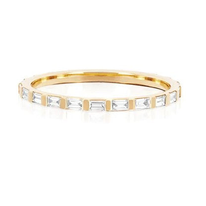 Diamond Baguette Eternity Stack Ring