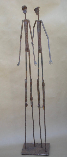 Two Friends on Stilts