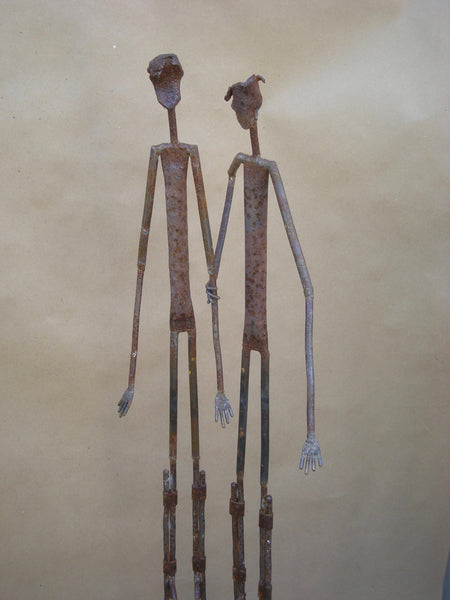 Two Friends on Stilts