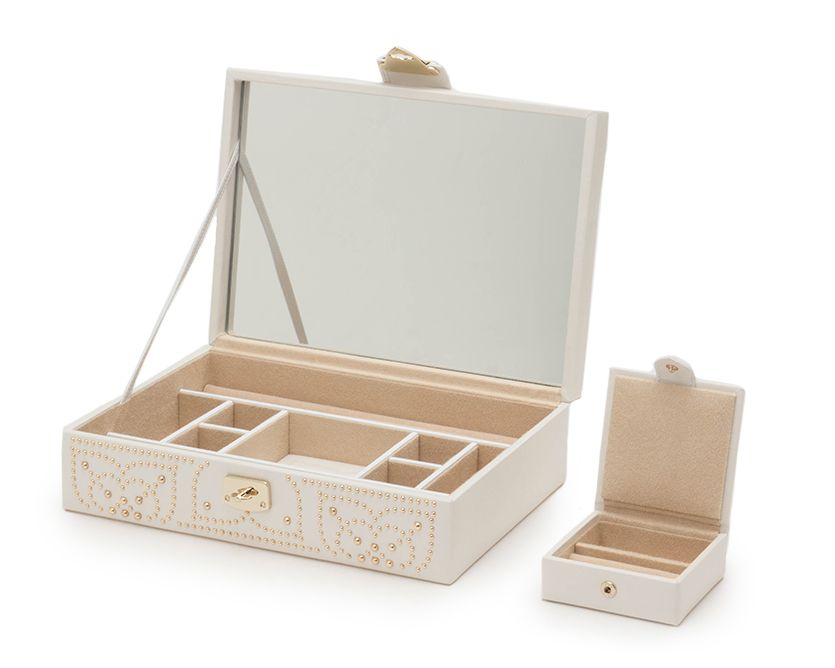 Marrakesh Cream Flat Jewelry Box