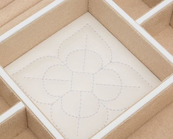 Marrakesh Cream Flat Jewelry Box