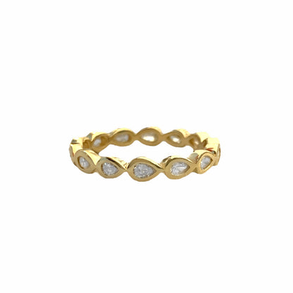 Diamond Pear Eternity Ring