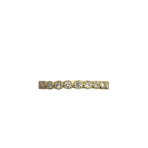 Diamond Milgrain Eternity Ring