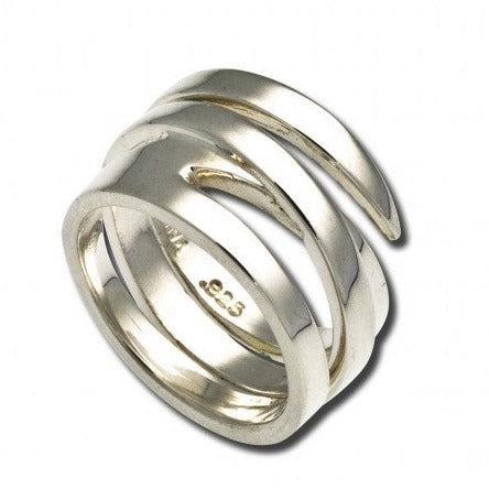 Sterling Silver Spiral Ring