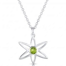Galaxy Necklace with Peridot